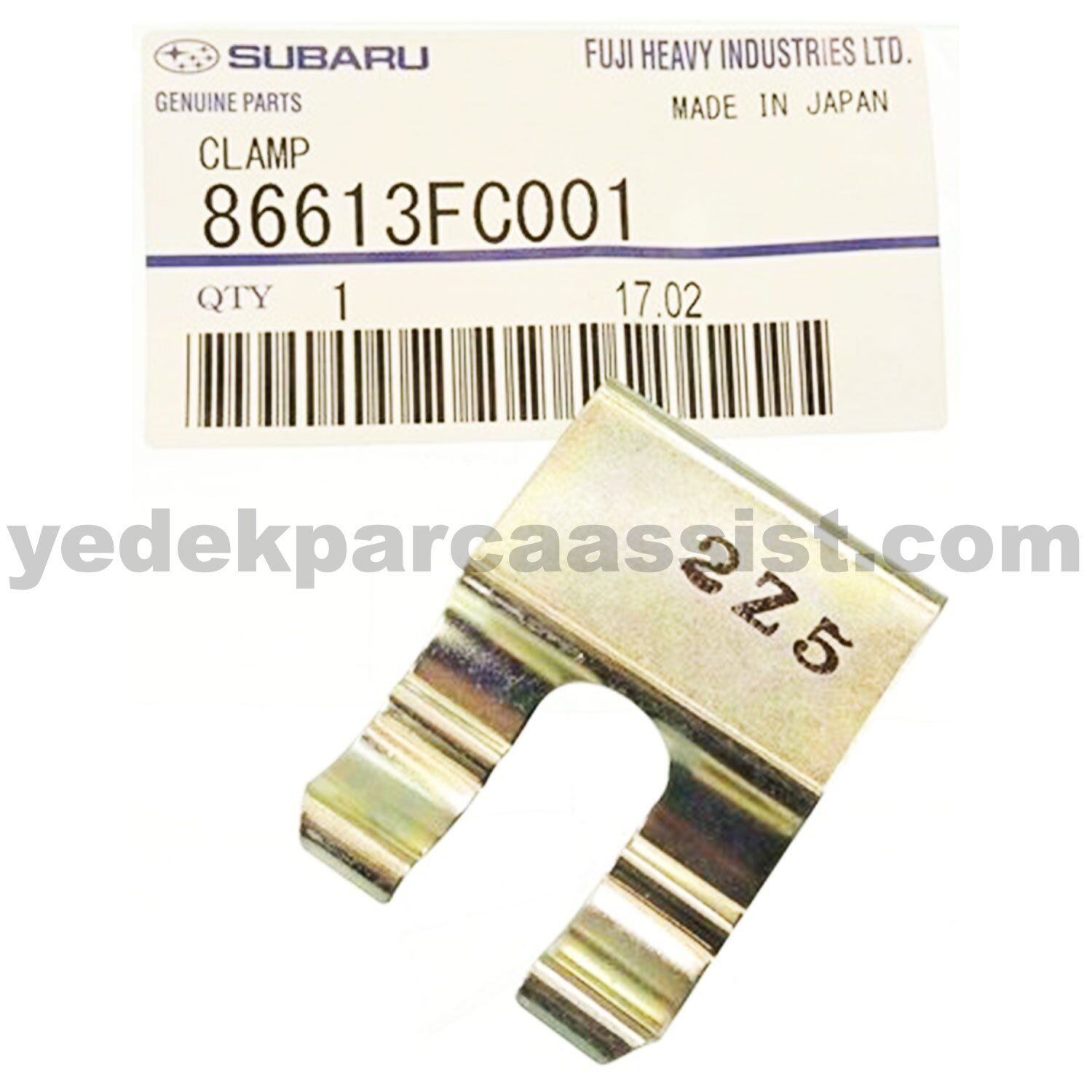 SUBARU FORESTER ÖN FAR YIKAMA MEME KLİPSİ - 86613FC001