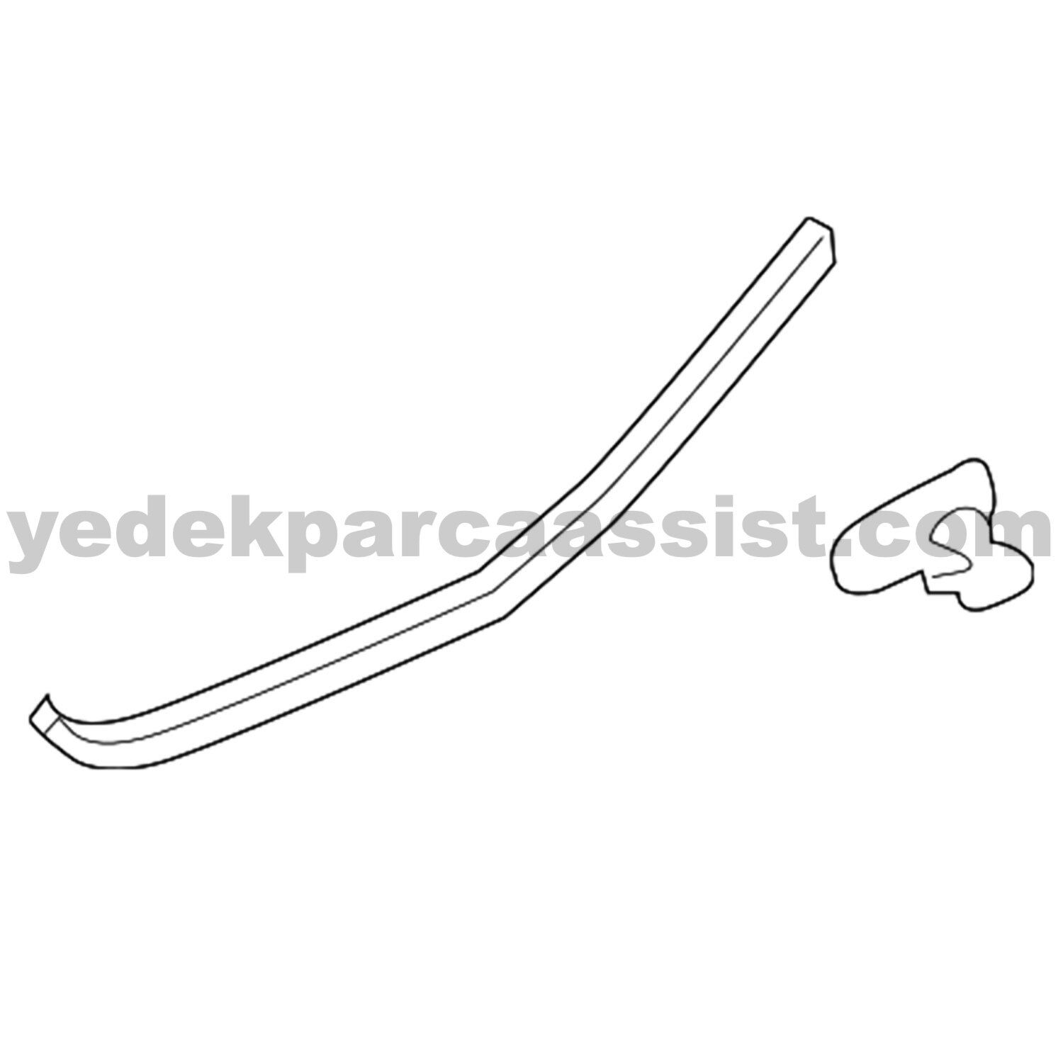 SUBARU KAPI FİTİLİ SAĞ ARKA - 63512VA100