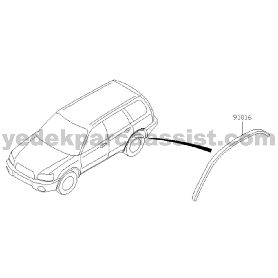 SUBARU FORESTER ARKA ÇAMURLUK İÇ FİTİL - 91016SA000