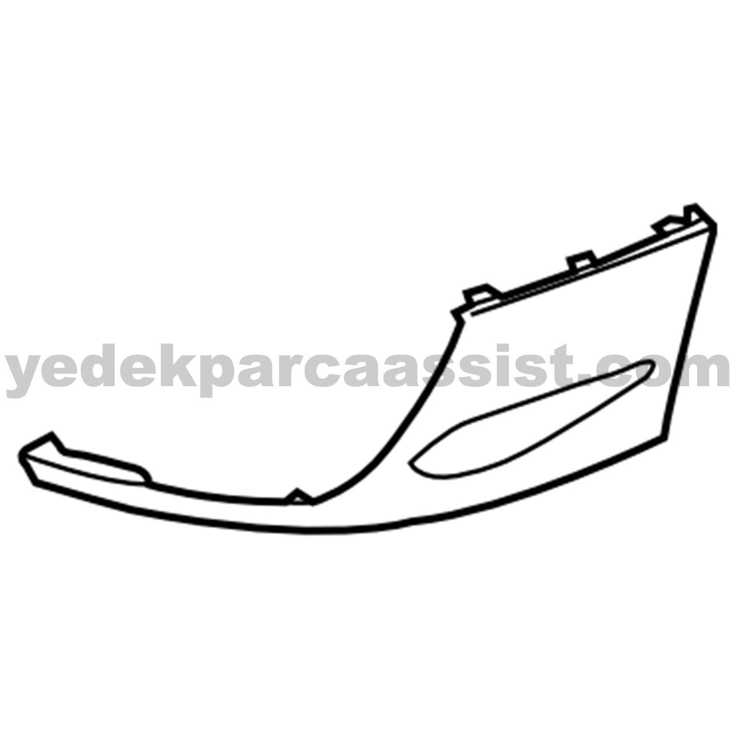 SUBARU IMPREZA TAMPON YAN BAKALİT SOL - 57742FE010VO